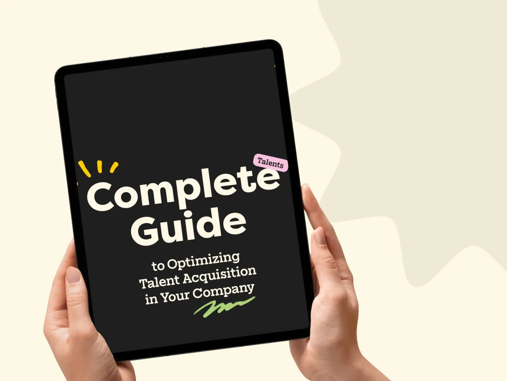 talent acquisition guide mockup